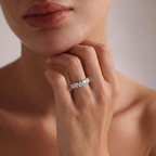 10kt Rose Gold Rafaela Heart Lab Diamond Anniversary Band (1 Ct. Tw.) model
