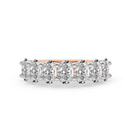10kt Rose Gold Minerva Oval Lab Diamond Anniversary Band (2 Ct. Tw.) front image