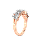 9ct Rose Gold Octavia Heart Lab Diamond Anniversary Band (4 Ct. Tw.) standing product image one