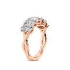 9ct Rose Gold Serafina Oval Lab Diamond Anniversary Band (1 Ct. Tw.) left