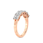9ct Rose Gold Cassia Cushion Lab Diamond Anniversary Band (3 Ct. Tw.) standing product image one