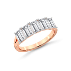 10kt Rose Gold Thalia Emerald Lab Diamond Anniversary Band (3 Ct. Tw.) right