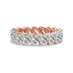 9ct Rose Gold Milani Marquise Lab Diamond Eternity Ring (2 Ct. Tw.) front image