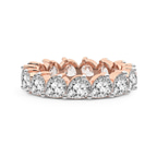 9ct Rose Gold Danna Pear Lab Diamond Eternity Ring (2 Ct. Tw.) front image