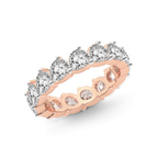 9ct Rose Gold Danna Pear Lab Diamond Eternity Ring (2 Ct. Tw.) right