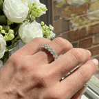 9ct Rose Gold Elysia Round Lab Diamond Eternity Ring (1 Ct. Tw.) common bracket1