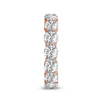 14ct Rose Gold Elysia Round Lab Diamond Eternity Ring (2 Ct. Tw.) standing product image one