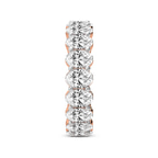 9ct Rose Gold Camila Oval Lab Diamond Eternity Ring (7 Ct. Tw.) standing product image one