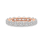 14kt Rose Gold Neveah Round Lab Diamond Eternity Ring (3 Ct. Tw.) front image