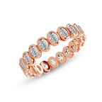 10kt Rose Gold Clara Oval Bezel Lab Diamond Eternity Ring (2 Ct. Tw.) right