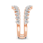 18kt Rose Gold Aube Guard Ring (1 3/4 Ct. Tw.) left