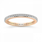 9ct Rose Gold Nora Wedding Band (3/8 Ct. Tw.) front image