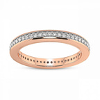 14kt Rose Gold Astra Wedding Band (1/4 Ct. Tw.) front image