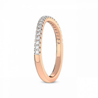 10kt Rose Gold Mya Classic Wedding Band (1/4 Ct. Tw.) left