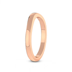 9ct Rose Gold Cari Wedding Band left