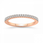 14kt Rose Gold Ada Wedding Band (1/5 Ct. Tw.) front image