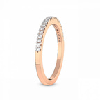 14kt Rose Gold Ada Wedding Band (1/5 Ct. Tw.) left