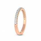 9ct Rose Gold Mila Wedding Band (1/4 Ct. Tw.) left