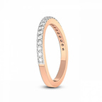 9ct Rose Gold Thea Wedding Band (1/3 Ct. Tw.) left