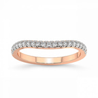 10kt Rose Gold Sora Wedding Band (1/4 Ct. Tw.) front image