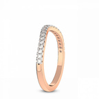 10kt Rose Gold Sora Wedding Band (1/4 Ct. Tw.) left