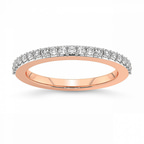 9ct Rose Gold Tora Wedding Band (1/3 Ct. Tw.) front image