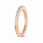 9ct Rose Gold Tora Wedding Band (1/3 Ct. Tw.) left