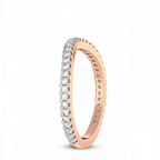 10kt Rose Gold Ziv Wedding Band (3/8 Ct. Tw.) left