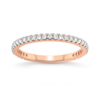 10kt Rose Gold Wyn Wedding Band (1/3 Ct. Tw.) front image