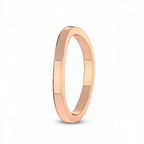 10kt Rose Gold Josi Wedding Band left