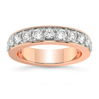 9ct Rose Gold Quincy Wedding Band (1 1/4 Ct. Tw.) front image