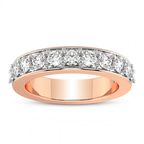 14kt Rose Gold Shay Wedding Band (1 Ct. Tw.) front image