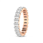 9ct Rose Gold Tina Wedding Band (2 1/2 Ct. Tw.) left