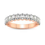 14kt Rose Gold Hazel Wedding Band (1 1/4 Ct. Tw.) front image