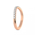 9ct Rose Gold Jovie Wedding Band (1/3 Ct. Tw.) left