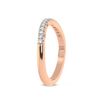 9ct Rose Gold Beth Wedding Band (1/5 Ct. Tw.) left