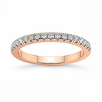 10kt Rose Gold Liv Wedding Band (1/4 Ct. Tw.) front image