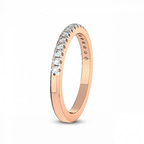 10kt Rose Gold Liv Wedding Band (1/4 Ct. Tw.) left