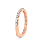 14kt Rose Gold Rhea Wedding Band (1/4 Ct. Tw.) left