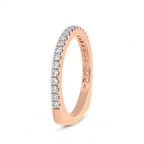 9ct Rose Gold Hayes Wedding Band (1/3 Ct. Tw.) left