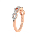 9ct Rose Gold Laine Wedding Band (1/4 Ct. Tw.) left