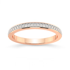 9ct Rose Gold Tess Wedding Band (1/6 Ct. Tw.) front image
