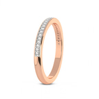 9ct Rose Gold Tess Wedding Band (1/6 Ct. Tw.) left