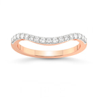18kt Rose Gold Jesse Wedding Band (1/4 Ct. Tw.) front image