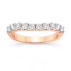 10kt Rose Gold Paige Wedding Band (5/8 Ct. Tw.) front image