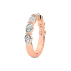 9ct Rose Gold Linda Wedding Band (1/3 Ct. Tw.) left
