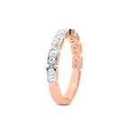 9ct Rose Gold Lara Wedding Band (1/5 Ct. Tw.) left
