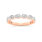 10kt Rose Gold Rina Wedding Band (1/5 Ct. Tw.) front image