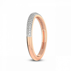 9ct Rose Gold Lea Wedding Band (1/5 Ct. Tw.) left