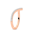 9ct Rose Gold Edda Wedding Band (1/3 Ct. Tw.) left